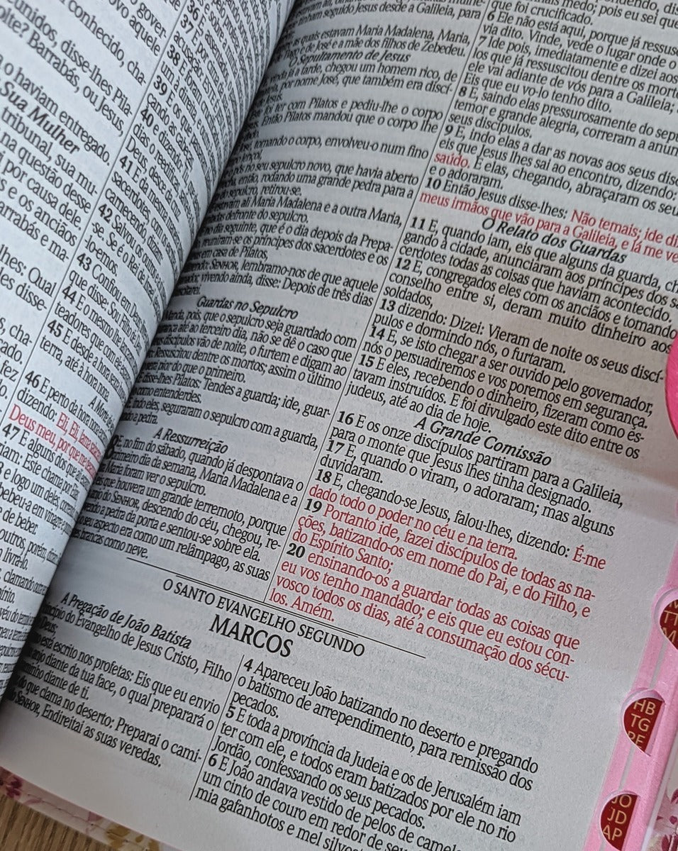 Bíblia Sagrada Letra Gigante Com Harpa Masculina / Feminina