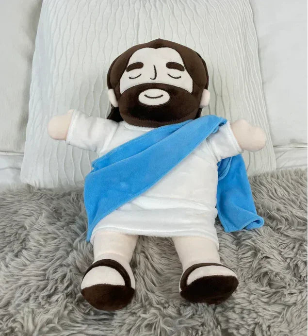 Pelucia Jesus Com Respiração e Luz